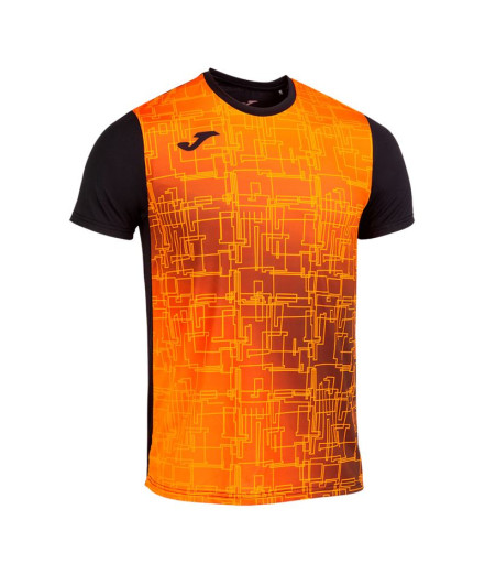 T-shirt Running Homme Manches courtes de Elite VIII Noir...