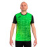 T-shirt Running Homme Manches courtes de Elite VIII Noir Fluor Vert