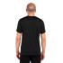 T-shirt Running Homme Manches courtes de Elite VIII Noir Fluor Vert