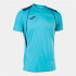 T-shirt Joma HommeEnfant Championnat manches courtes VII / Turquoise Fluorine Navy