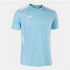 T-shirt Joma HommeEnfant Manches courtes Championnat VII / Bleu ciel Blanc
