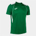 T-shirt Joma HommeEnfant Manches courtes Championnat VII / Vert Blanc