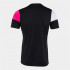 T-shirt Joma Homme Manches courtes V Noir Rose Blanc