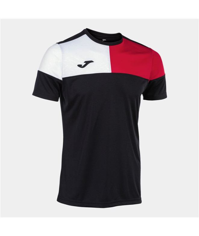 T-shirt Joma Homme Manches courtes V Noir Rouge...