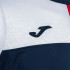 T-shirt Football Joma From Short Sleeve Crew V Navy Red White