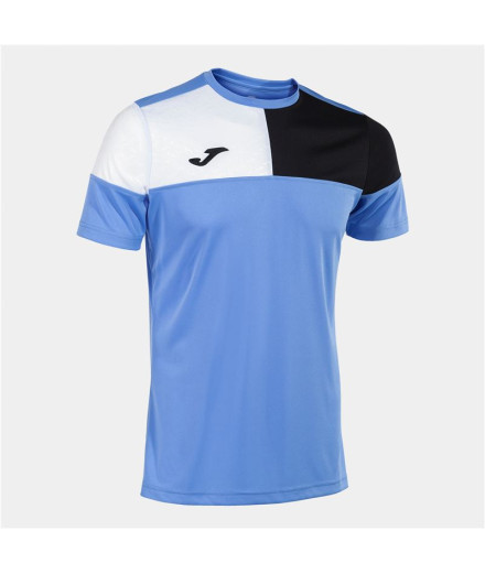 T-shirt Football Joma From Short Sleeve Crew V Blue Black...