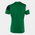 T-shirt Football Joma From Short Sleeve Crew V Green Black White