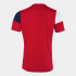 T-shirt Football Joma From Short Sleeve Crew V Navy Red White