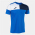 T-shirt Football Joma From Short Sleeve Crew V Royal Navy White