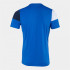 T-shirt Football Joma From Short Sleeve Crew V Royal Navy White
