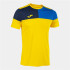T-shirt Football Joma From Short Sleeve Crew V Yellow Royal Navy