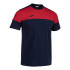 T-shirt Joma homme Manches courtes Crew V /child navy Red