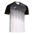 T-shirt Football Joma homme de Tiger Vi Blanc Noir Blanc Noir Noir Noir