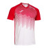 T-shirt Football Joma homme de Tiger Vi Blanc Rouge Blanc Rouge Blanc Rouge