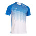 T-shirt Football Joma homme de Tiger Vi Royal Blanc Royal Blanc Royal