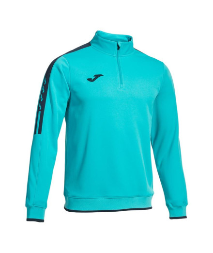 Sweat Running Joma homme de l'Olympiade Turquoise Fluor Noir