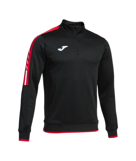 Sweat Running Joma homme de l'Olympiade Noir Rouge Noir...