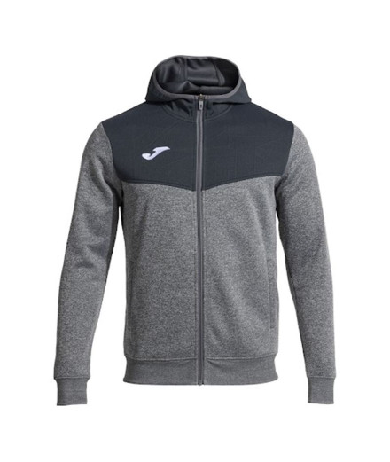 Veste Joma Homme Campus Street Hooded Gris Mélange