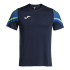 T-shirt Running Joma Homme by Elite XI Short Sleeve Navy Green Fluor Green