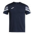 T-shirt Running Joma Homme de Elite XI Short Sleeve Navy White