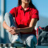 Polo Joma Femme Fille Bali II / Rouge