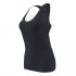 T-shirt Running Joma Femme Fille de Siena II Bretelles / Noir