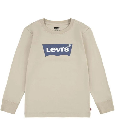 T-shirt Levis Enfant Lvb L/S Batwing Tan