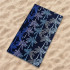 Serviette de playa y piscine Secaneta Jacquard Rec.Korsou 100 x 170 Bleu