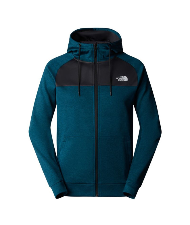 Sweat The North Face Polaire Reaxion F/Z Bleu...
