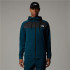 Sweat The North Face Polaire Reaxion F/Z Bleu Homme