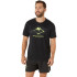 T-shirt Trail Haut Homme by ASICS Fujitrail Logo Ss Noir