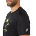T-shirt Trail Haut Homme by ASICS Fujitrail Logo Ss Noir