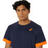 T-shirt Tennis Court Haut Homme by ASICS Ss Bleu foncé