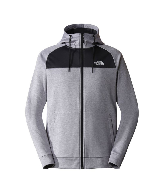 Sweat The North Face Polaire Reaxion F/Z Gris...