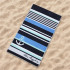 Serviette de Playa y piscine Secaneta Jacquard Terc.Skot Marine