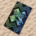 Serviette Secaneta 100X170 Velours Jacquard Surfme Green