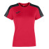 T-shirt Joma Femme Manches courtes Academy Rouge Noir