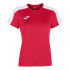 T-shirt Joma Femme Académie rouge-blanc