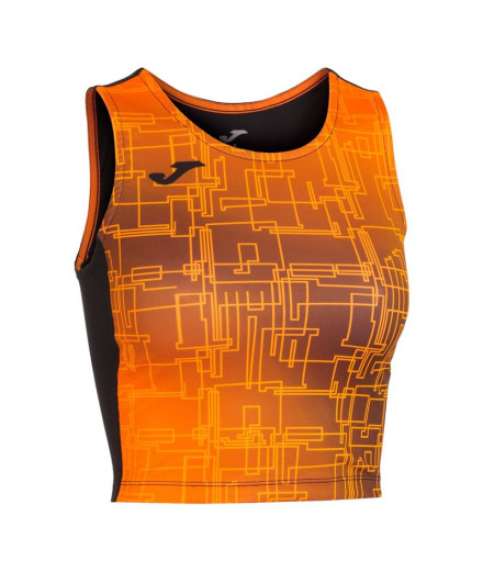 Haut Running Joma Femme Elite VIII Noir Orange