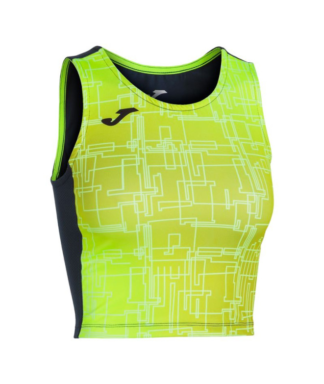 Haut Running Joma Femme Elite VIII Marine Jaune...