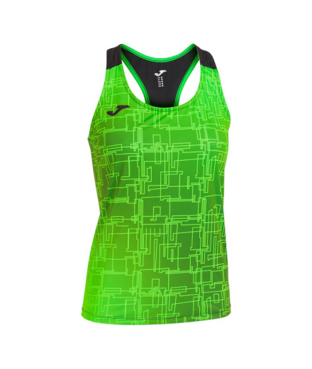 T-shirt Running Joma Femme Elite VIII Vert fluo Noir