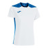 T-shirt Joma Femme Manches courtes Championnat VI Blanc Royal