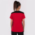 T-shirt Joma Femme Manches courtes Championnat VI Rouge Noir
