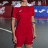 T-shirt Joma Femme Manches courtes Championnat VI Rouge Blanc