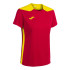 T-shirt Joma Femme Manches courtes Championnat VI Rouge Jaune