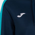 Sweat Joma Femme Championnat IV à capuche Marine Turquoise Fluorine