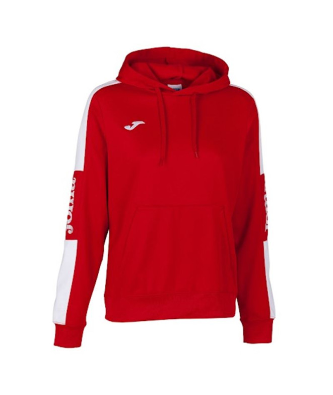 Sweat Joma Femme Championnat IV à capuche Rouge...