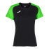 T-shirt Football Joma Femme by Academy IV Short Sleeve Noir Fluor Vert