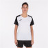 T-shirt Football Joma Femme from Academy IV Short Sleeve White Black