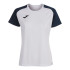 T-shirt Football Joma Femme by Academy IV Manches courtes Marine Blanc